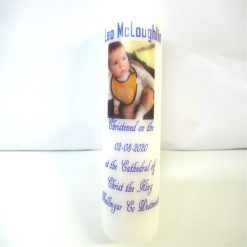 Boys Christening Candle 1
