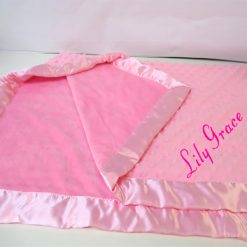 Pink Dimple Blanket 1N